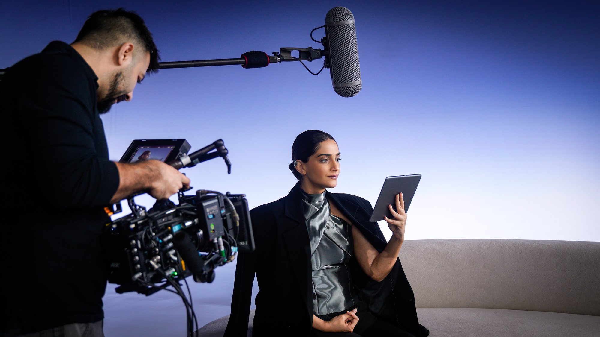 Behind the scenes on a MOCFILMS set
