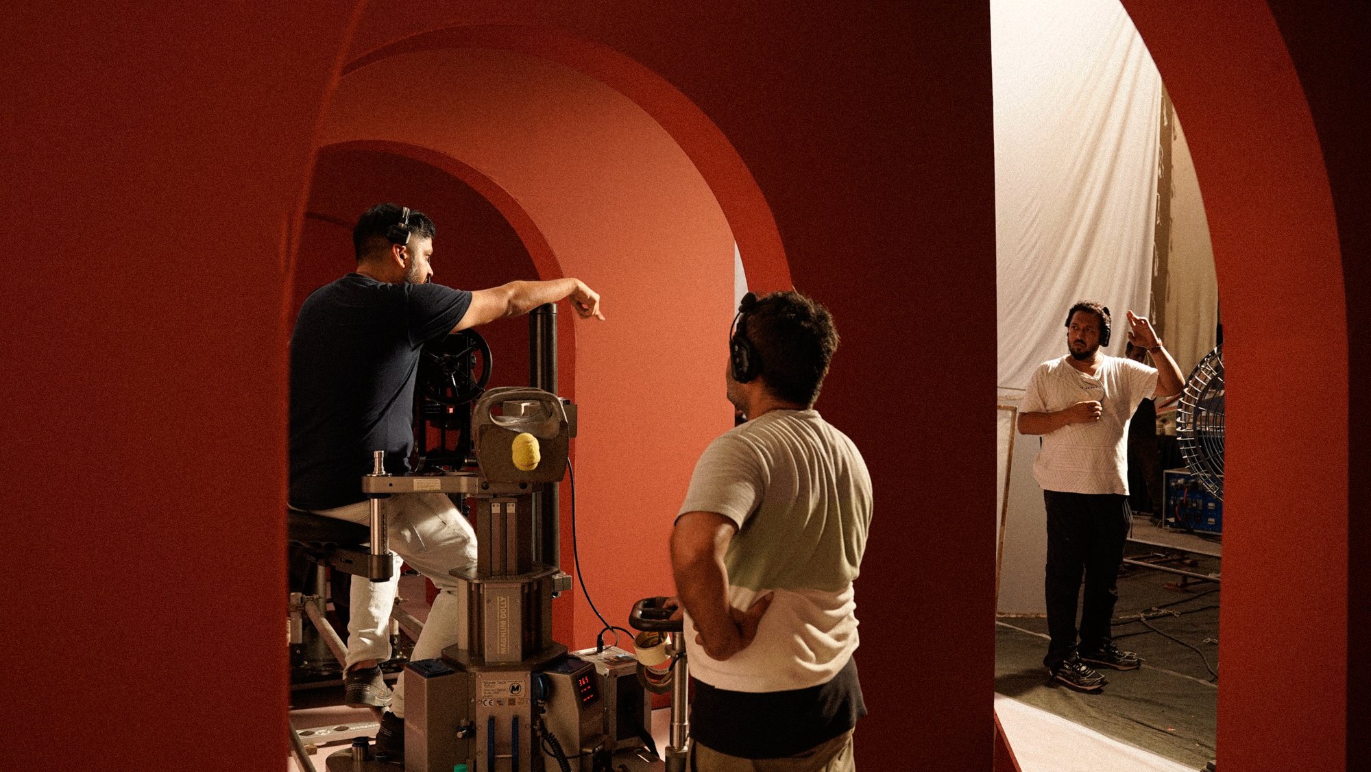 Behind the scenes on the Bobbi Brown shoot