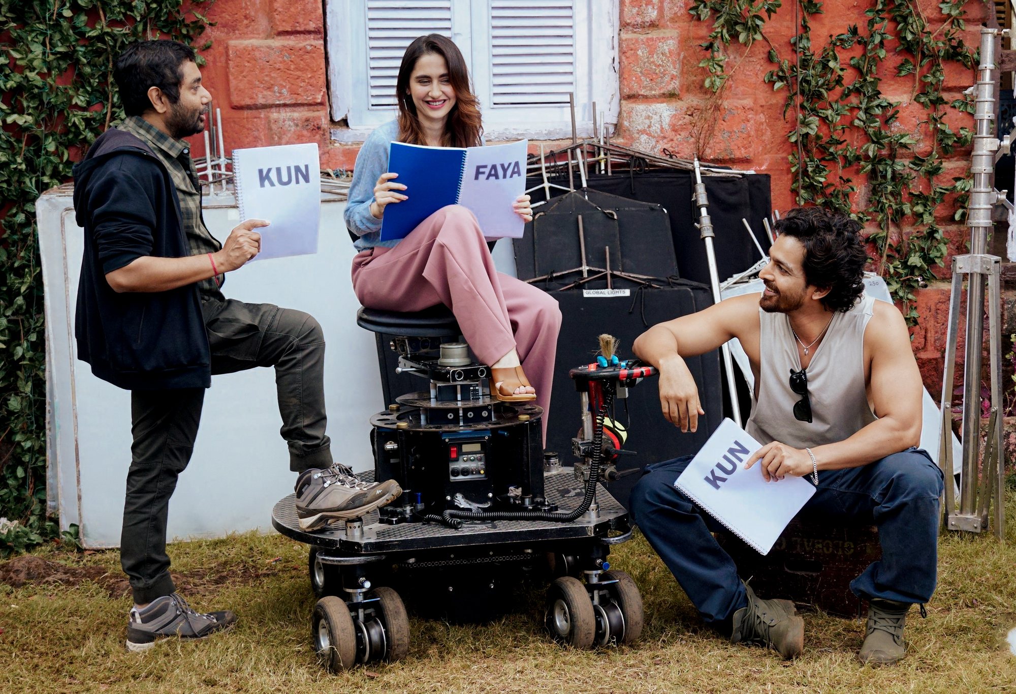On a Feature Film, production still